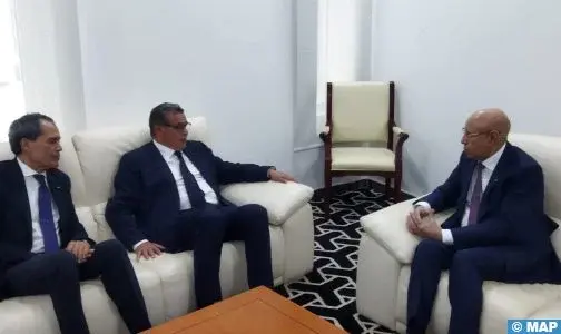 الرئيس الموريتاني يستقبل عزيز أخنوش