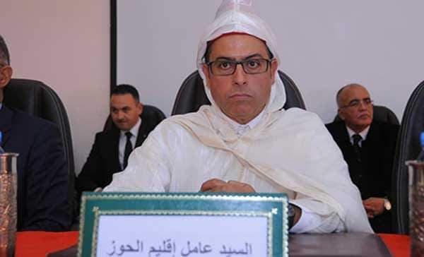عامل الحوز”بنشيخي” يستائف مهامه بعد مدة من غيابه