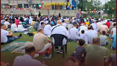أفراد الجالية المغربية والمسلمة بإيطاليا يؤدون صلاة العيد الأضحى