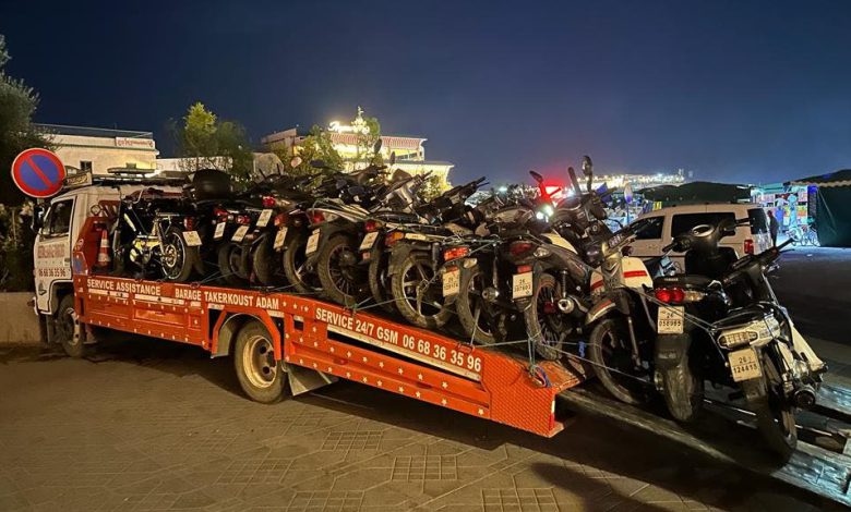 أمزميز.. حملة أمنية واسعة على الدراجات النارية تُربك حركة التنقل