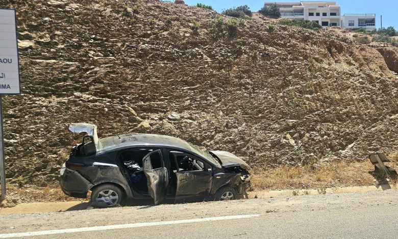 السرعة تتسبب في حادث سير خطير بأوشتام نواحي تطوان