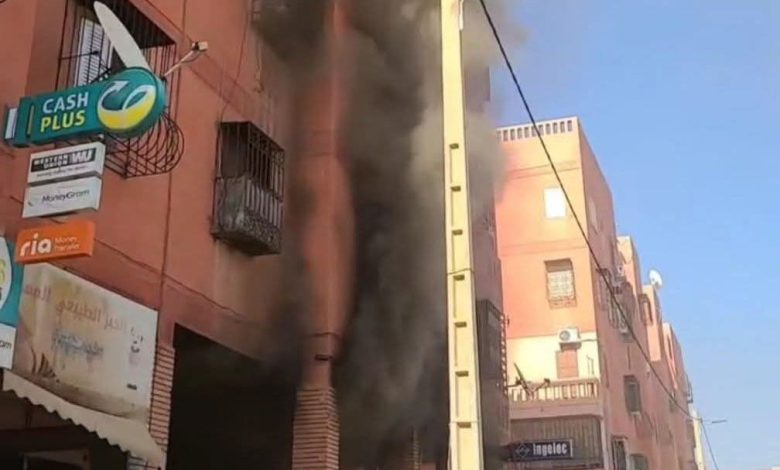 مراكش.. حريق مهول في محل مفروشات يخلف خسائر مادية جسيمة