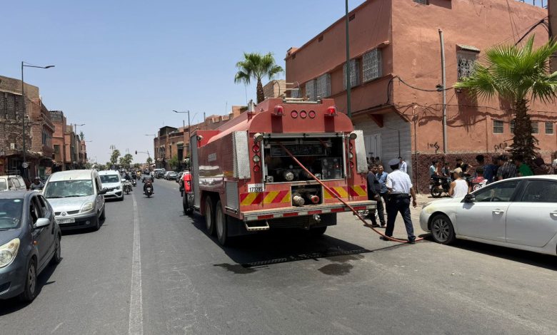 انفجار قنينة غاز داخل منزل يستنفر السلطات بمراكش - صور
