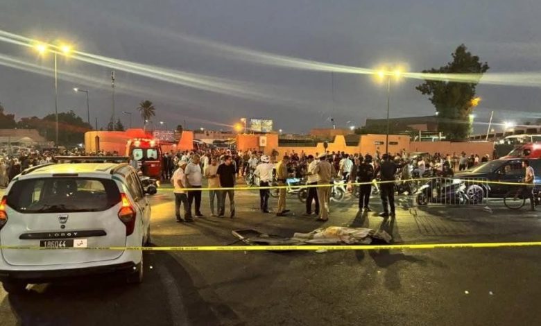 مصرع سيدة وإصابة شخصين في حادثة سير مروعة بمراكش (صور)