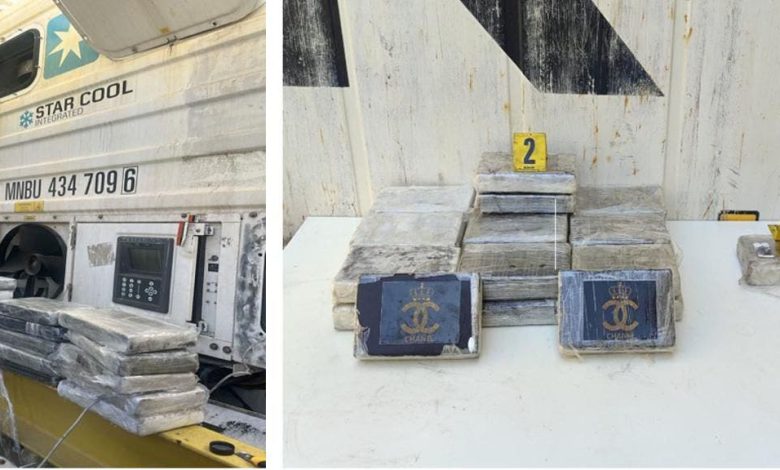 إجهاض عملية لتهريب 25 كلغ من مخدر الكوكايين عبر ميناء طنجة
