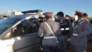 درك الدريوش يحجز سيارة عصابة سرقة وكالات الأموال